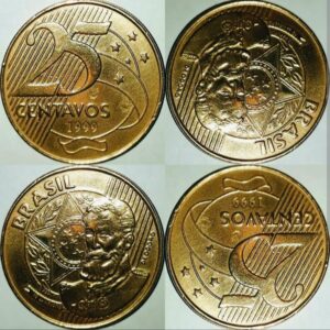 25 CENTAVOS REAL DEODORO 1999 (BAIXA TIRAGEM)