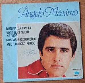5b3. Capa sem o disco Vinil compacto Ângelo Máximo Menina da favela.