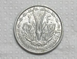Africa Francesa West) 1 Franc - 1948 / 21mm / Sob / Al / box60