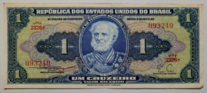 Cédula C011 - 1 (Um Cruzeiro) SOB/FE (Ano 1955)