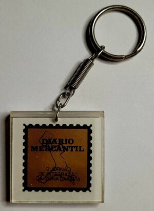 Chaveiro de Acrílico - Diário Mercantil - 65 Anos