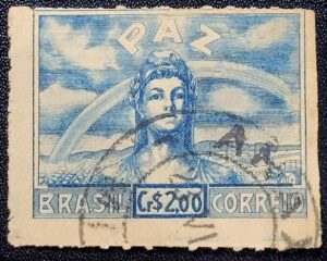 Comemorativos - RHM C0201 A (Usado) Paz - Vitória dos Aliados - 08/05/1945