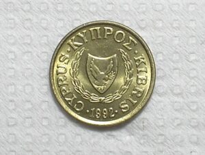 Cyprus) 1 Cent - 1992 / 2g - 16.4mm / Ni/Bra / Fc / box60