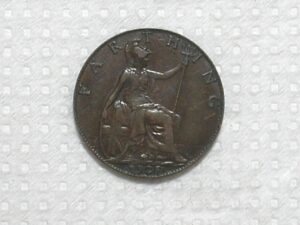 Inglaterra) 1 Farthing - 1925 / Georgivs v / 20mm / Bz / box61