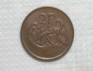 Irlanda) 2 Pence - 1990 / 7.12g - 25.9mm / Sob / box61