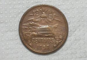 Mexico) 20 Centavos - 1957 / 28,5mm / Mbc / Bz / box62