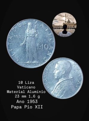 Moedas do mundo Vaticano Sku 1663
