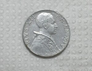 Vaticano) 5 Liras - 1952 - Ano Xiv / 1g -20mm / Fc / Al / box62