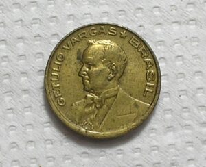 10 Centavos - 1944 - Sem a sigla do gravador / Escassa / Mbc / Bz/Al / box64.3