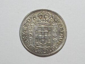 160 Réis - 1771 // Colônia D. João V // Lisboa - 2º Tipo - Subq // Mbc/Sob / Colônia D. Jose I / Prata
