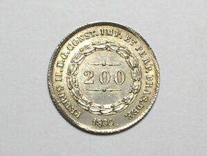 200 Réis - 1864 // Império de Petrus II // Soberba //