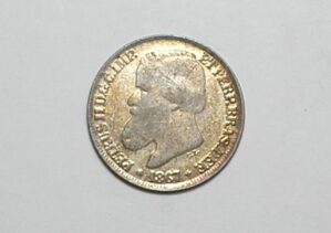 200 Réis - 1867 // Império de Petrus II // Prata