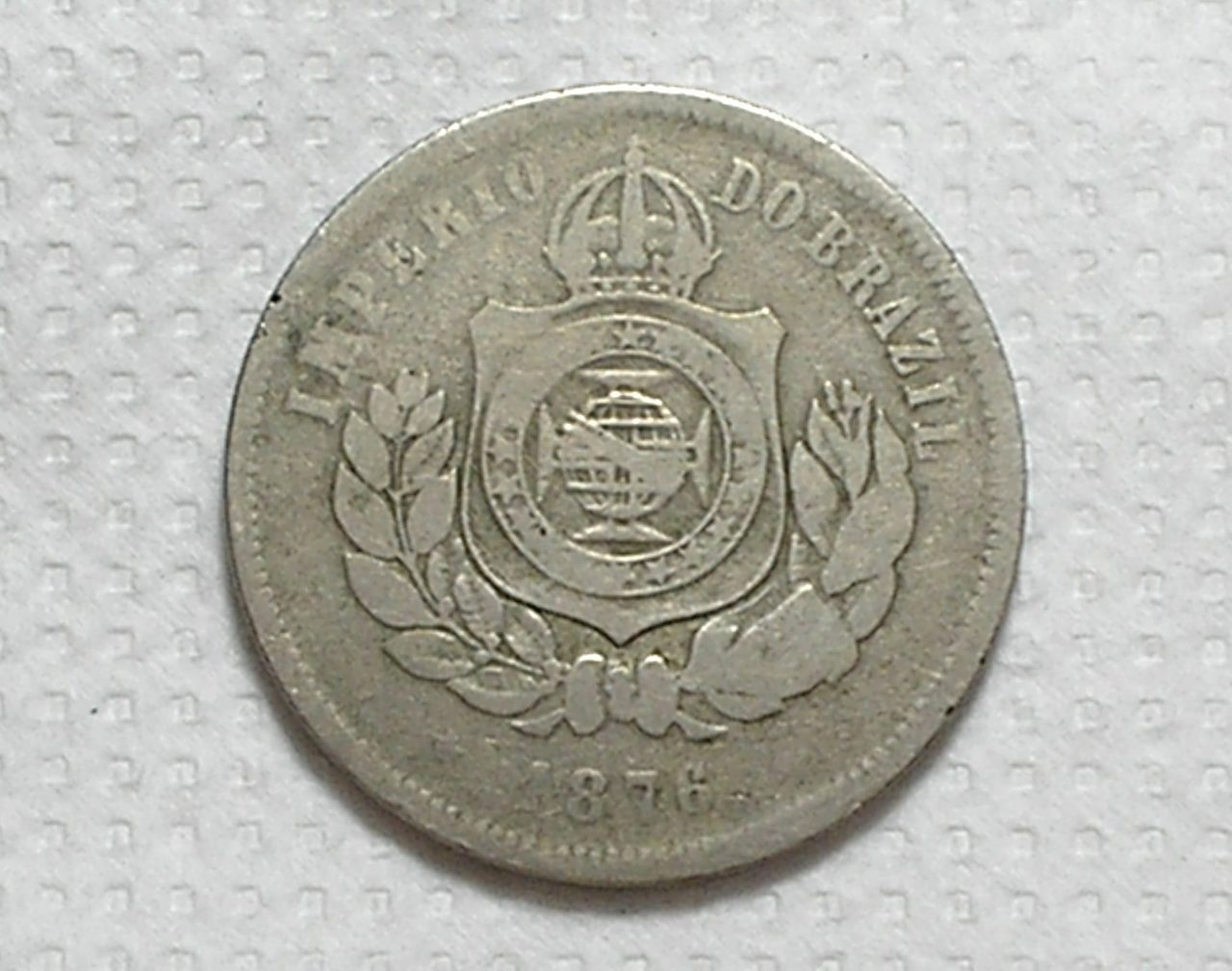 - 200 Réis - 1876 - Data Escassa / Império / Cu/Ni / Cod.510.3