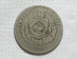 200 Réis - 1876 - Data Escassa / Império / Cu/Ni / Cod.510.8