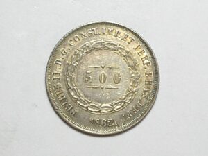 500 Réis - 1862 / Império / Soberba / Prata