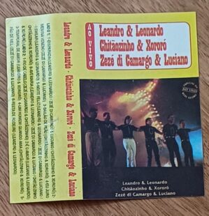 5c4. Capa da fita k7 Leandro e Leonardo e mais. sem a fita