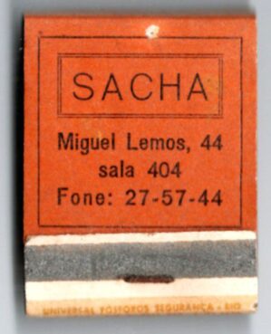 Caixa De Fosforos - Casa Sacha - Shampoos - Creme Rinsel - Anos 50
