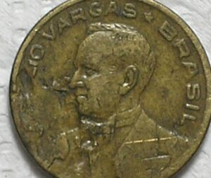 - Defeito de cunho) 20 Centavos - 1946 / Dupla face / Anomalia / Bz/Al / Rara / box64