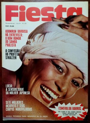 Fiesta Nº 25 - Esmeralda Barros (Revista com Pôster) Março 1978