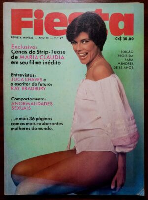 Fiesta Nº 29 - Maria Cláudia (Revista com Pôster) Julho 1978