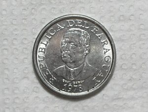Paraguey) 10 Guaraniies - 1978 ( FAO) / 4,5g -22mm / St. / box64