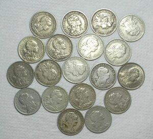 Portugal) 50 Centavos - 19 moedas de 1944 a 1968 = veja datas / Mbc/S / Cu/Ni / Peças difíceis / m480