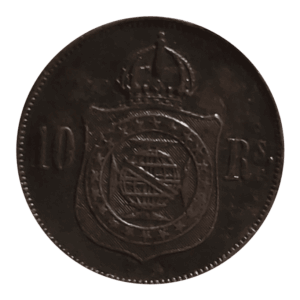 10 Réis 1869 C/ponto Sku 1816