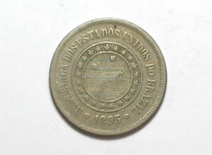100 Réis - 1895 / República / Níquel / Mbc