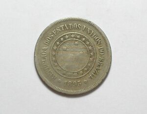100 Réis - 1895 / República / Níquel / Mbc