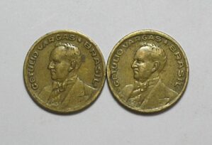 20 Centavos - 1944 com e sem sigla