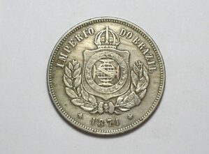 200 Réis - 1871 / Império / Mbc / Níquel