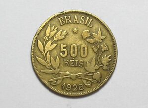 500 Réis - 1928 / Bronze-Al / Mbc