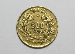 500 Réis - 1928 / Bronze-Al / Mbc