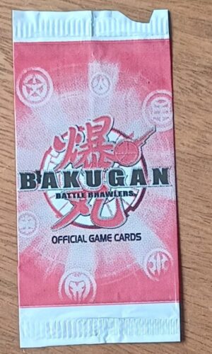 5ab. Envelope vazio Figurinhas Alternativa Bakugan battle brawlers.