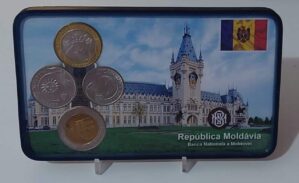 Blister Acrílico com as moedas da Moldávia FC Sku 1894