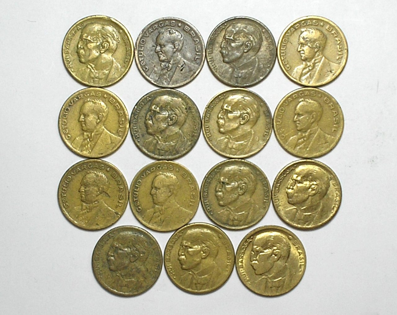 | Casa do Colecionador Coleção completa de 20 Centavos de 1942 a 1956 = 15 moedas