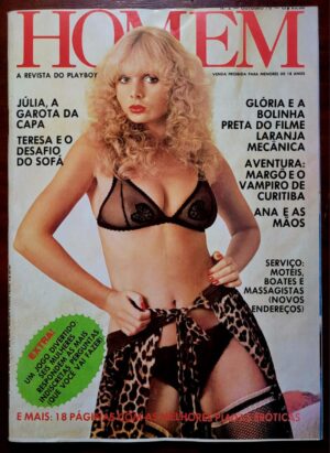 Revista Homem Nº 02 - Júlia (Idéia Editorial) Rara Edição Erótica Vintage - Outubro de 1978