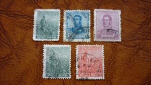 SELOS DA ARGENTINA LOTE 06 .