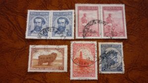 SELOS DA ARGENTINA LOTE 12 .