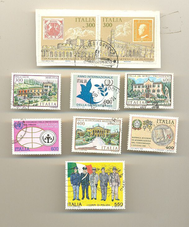 SELOS DA ITÁLIA LOTE 84 .