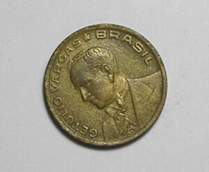 Sem a Sigla depois de Brasil = 50 Centavos - 1944 / Bz-Al