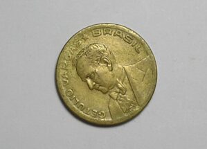 Sem a Sigla depois de Brasil = 50 Centavos - 1944 / Bz-Al