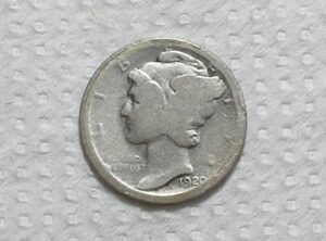 Usa) 10 Cents - 1920 / Mercury / Bc / Prata / box65