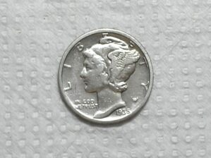 Usa) 10 Cents - 1935 / Mercury / Soberba / Prata / box65