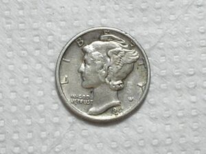 - Usa) 10 Cents - 1941-D / Mercury / 2ª Guerra / Mbc / Prata / box65