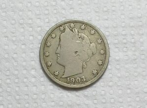 Usa) V Cents - 1903 / Liberty / Bc / Co/Ni / box65