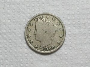 Usa) V Cents - 1906 / Liberty / Mbc / Co/Ni / box65
