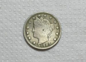 Usa) V Cents - 1907 / Liberty / Mbc / Co/Ni / box65
