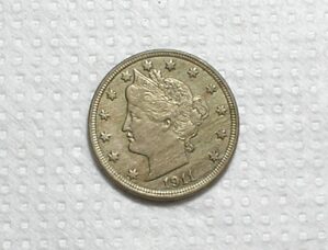 Usa) V Cents - 1911 / Liberty / Soberba / Co/Ni / box65