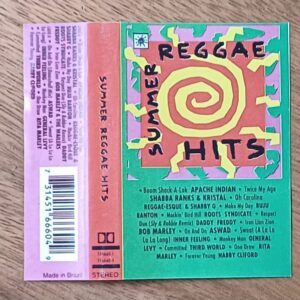 25ma. Capa da fita k7 Summer Reggae hits, sem a fita.
